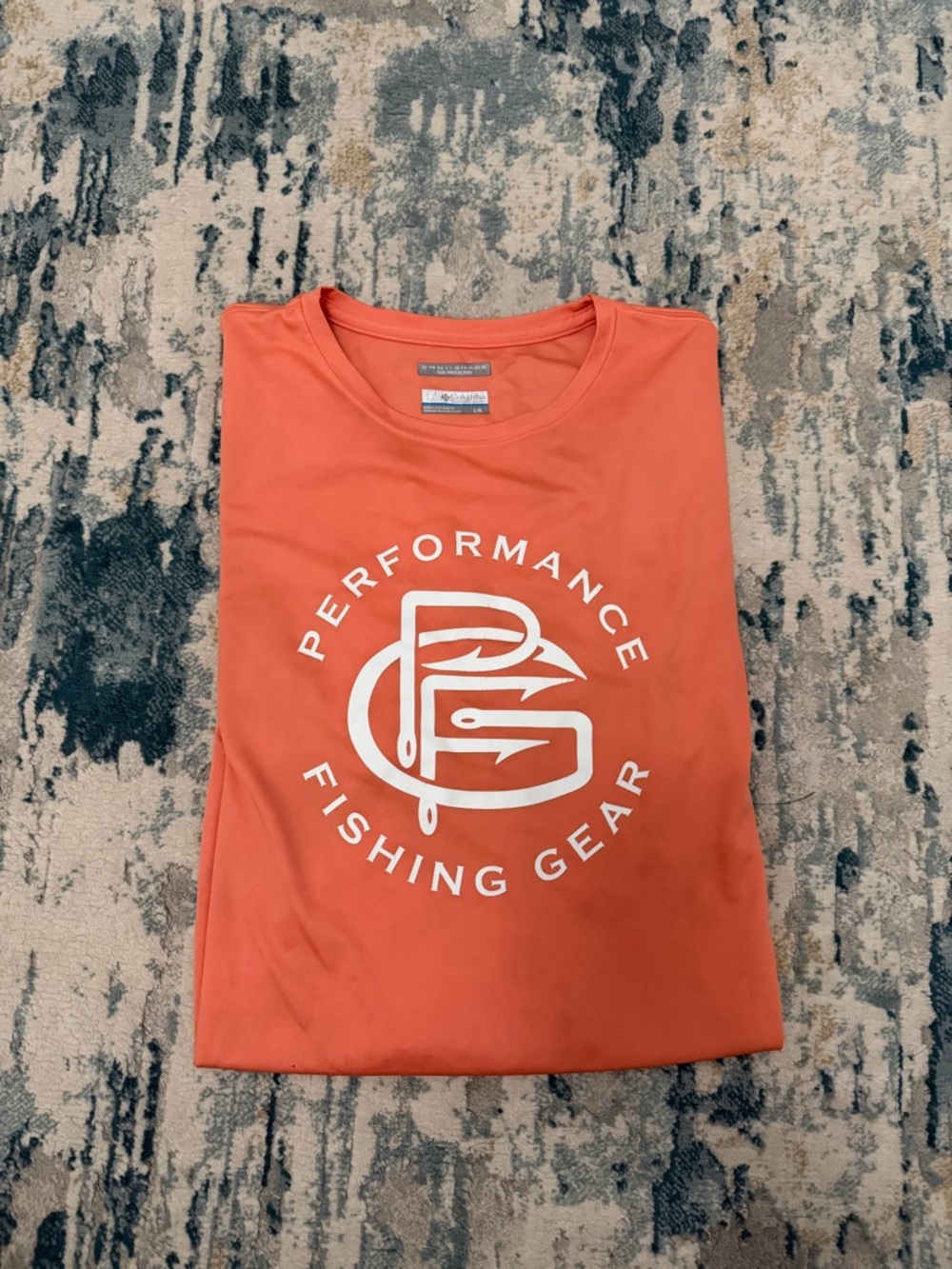 Columbia Coral Performance Fishing Gear Short Sleeve Tee